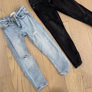 Zara Kids Jeans - Light Blue and Black
